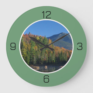 Reloj Redondo Grande Fiestas Whiteface Mountain, Adirondack Autumn