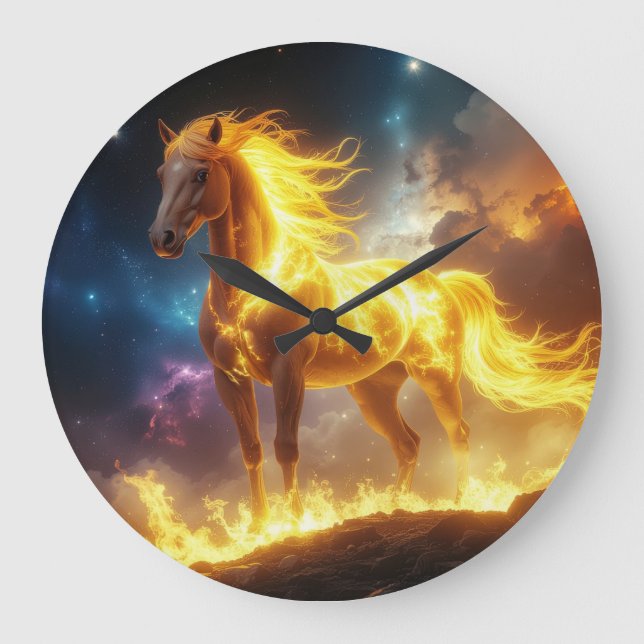 RELOJ REDONDO GRANDE FIRE HORSE - 2026 - CHINESE ZODIACS (Anverso)