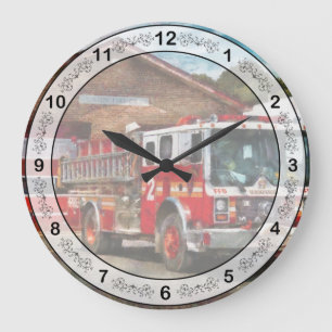 Reloj Redondo Grande Fireman - Union Fire Company 1
