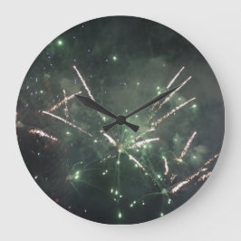 Reloj Redondo Grande Fireworks Clock