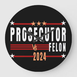 Reloj Redondo Grande Fiscal Vs Felon 2024 Wall Clock