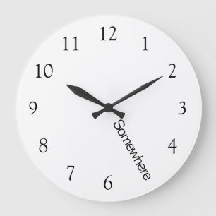 Reloj Redondo Grande Five O'Clock Somewhere