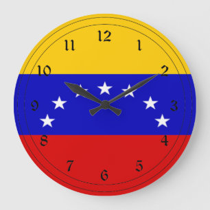 Reloj Redondo Grande Flag of Venezuela