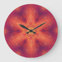 Flaming Fiery Red Phoenix Snowflake No Numbers