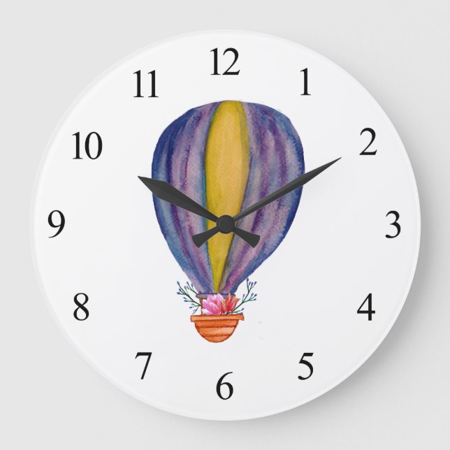Reloj Redondo Grande Flight Acrylic Wall Clock (Anverso)