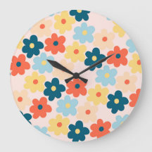 Flor colorida Boho Retro