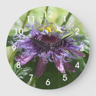 Reloj Redondo Grande Flor de pasión