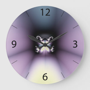 Reloj Redondo Grande Flor Mágica