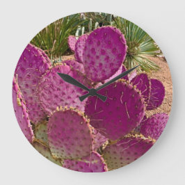 Reloj Redondo Grande Florece el Desierto