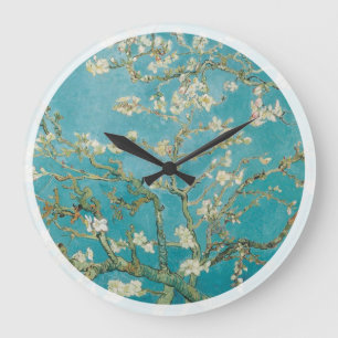 Reloj Redondo Grande flores de almendro de Van Gogh