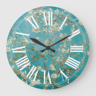 Reloj Redondo Grande Flores de almendros Van Gogh