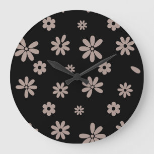 Reloj Redondo Grande Flores y Petales 14