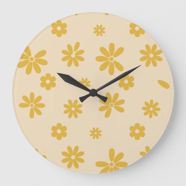 Reloj Redondo Grande Flores y Petals 11 (Anverso)