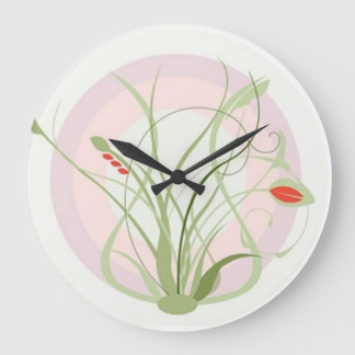 Reloj Redondo Grande Flourish Wall Clock