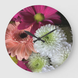 Reloj Redondo Grande Flowers,