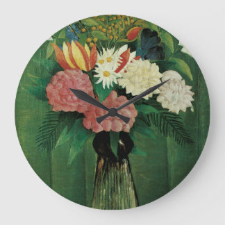 Reloj Redondo Grande Flowers in a Vase