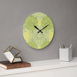 Reloj Redondo Grande Fluxos em Verde