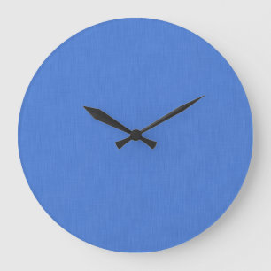 Reloj Redondo Grande Fondo azul texturizado visual calmado y simple