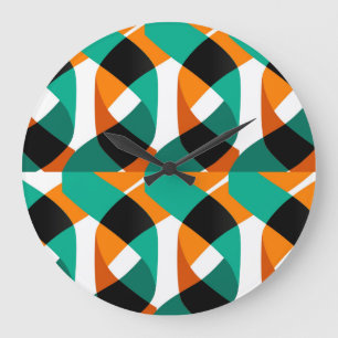 Reloj Redondo Grande Fondo de escritorio retro: Diseño de época