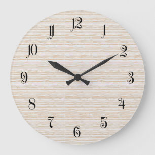 Reloj Redondo Grande Fondo de madera