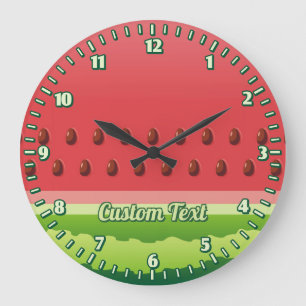 Reloj Redondo Grande Fondo de sandía