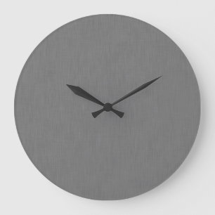 Reloj Redondo Grande Fondo gris texturizado visual calmado y simple
