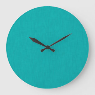 Reloj Redondo Grande Fondo texturizado azul turquesa visual calmado y s