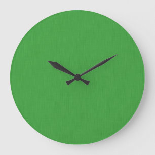 Reloj Redondo Grande Fondo verde texturizado visual calmado y simple