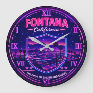 Reloj Redondo Grande Fontana California Inland Empire