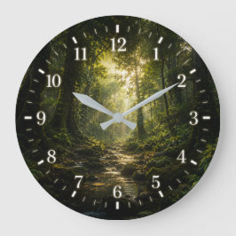 Reloj Redondo Grande Forest Clock 2026 Version