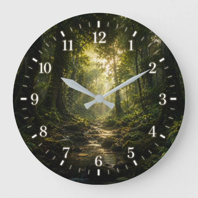 Reloj Redondo Grande Forest Clock 2026 Version (Anverso)