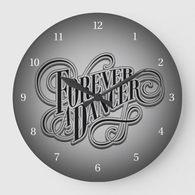 Reloj Redondo Grande Forever A Dancer (Anverso)