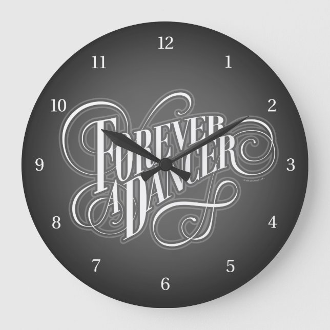 Reloj Redondo Grande Forever A Dancer (Anverso)