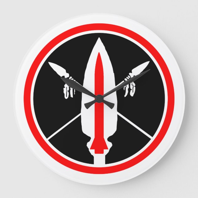 Reloj Redondo Grande Fort Sill Oklahoma 2015 (Anverso)