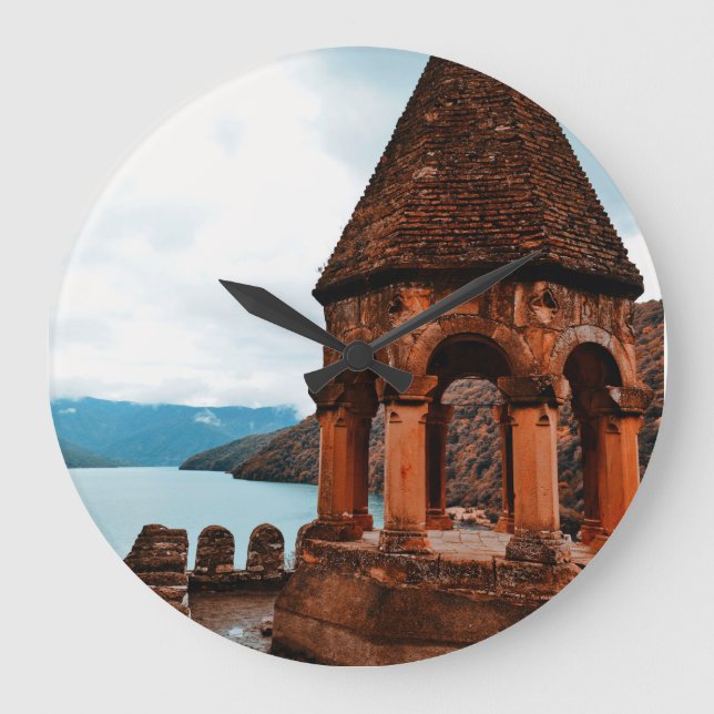 Reloj Redondo Grande Fortaleza de Ananuri (Anverso)