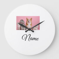 Foto de animal colorido simple con nombre personal