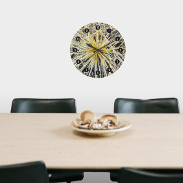 Reloj Redondo Grande Foto Personalizado Spinifex de la duna de playa de