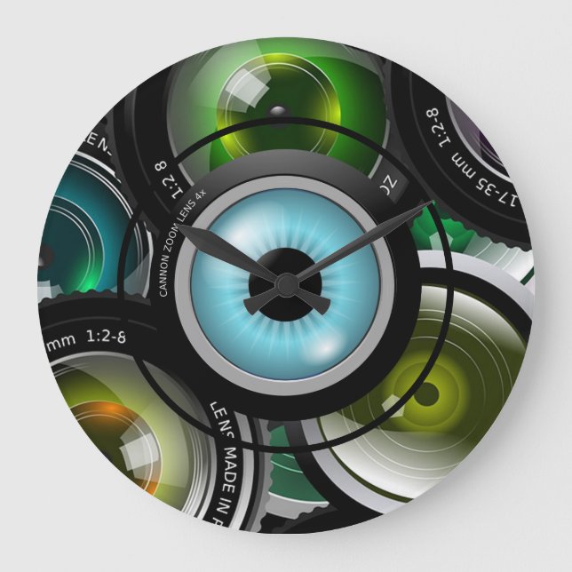 Reloj Redondo Grande Fotografía (Anverso)