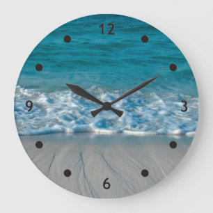 Reloj Redondo Grande Fotografía - EN la PLAYA + sus ideas