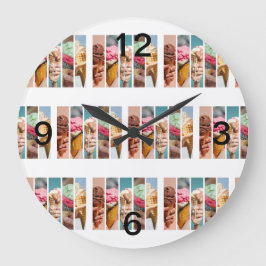 Reloj Redondo Grande fotos de helados