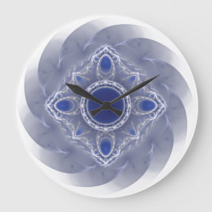 Reloj Redondo Grande Fractal pattern