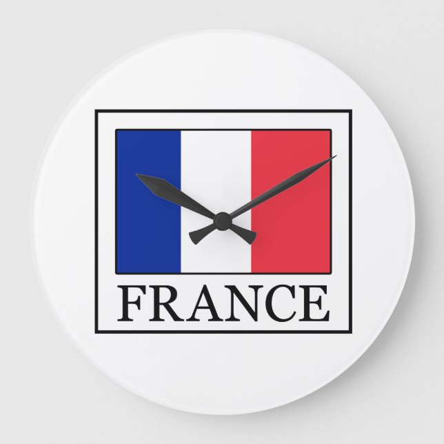 Reloj Redondo Grande Francia (Anverso)