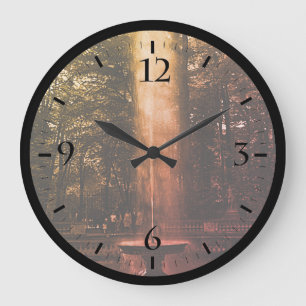 Reloj Redondo Grande Francia Antigua Palacio de Versalles arboleda de l