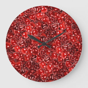 Reloj Redondo Grande Fresas dulces