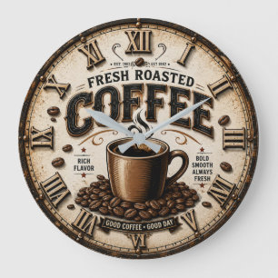 Reloj Redondo Grande Fresh Roasted Coffee