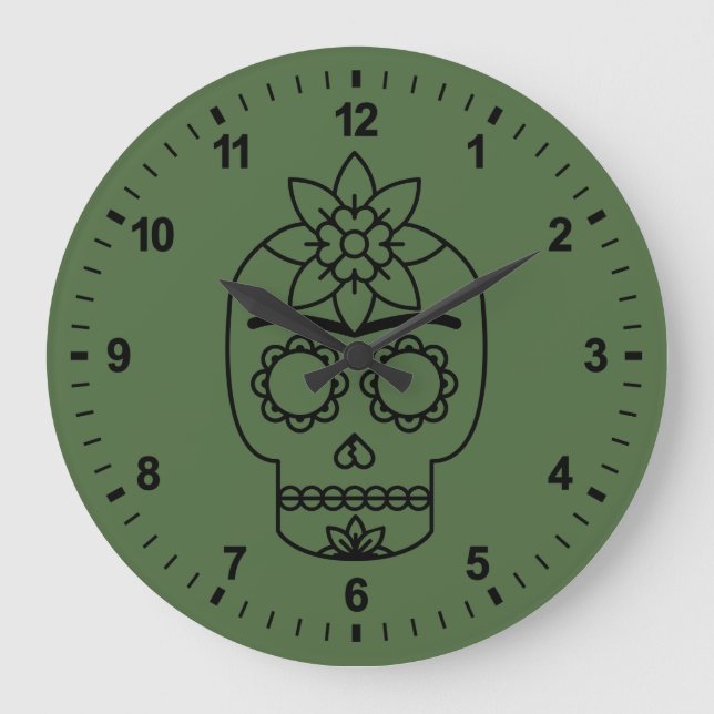 Reloj Redondo Grande Frida Kahlo | Coyoacán (Anverso)