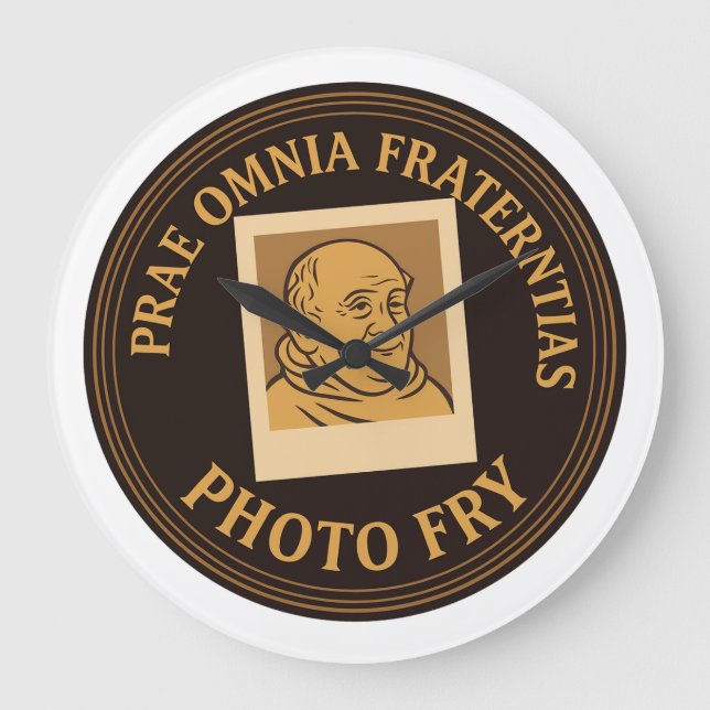 Reloj Redondo Grande Fried Large Wall Clock (Anverso)