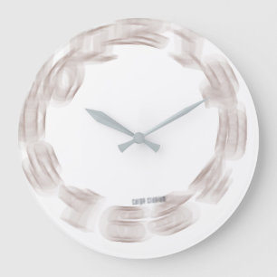 Reloj Redondo Grande Friki del Hacer girar-Hacia fuera-de-Control