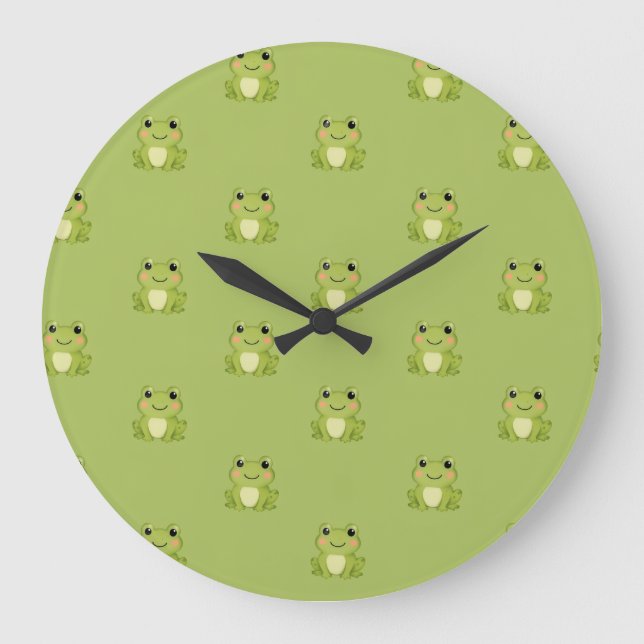 Reloj Redondo Grande Froggy Decorative Clock (Anverso)