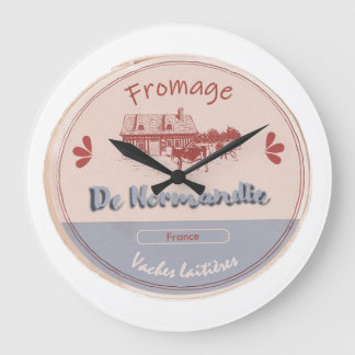 Reloj Redondo Grande Fromage de normandie